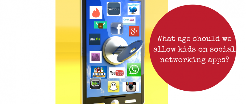 What age should kids be allowed on social networking sites? social networking apps