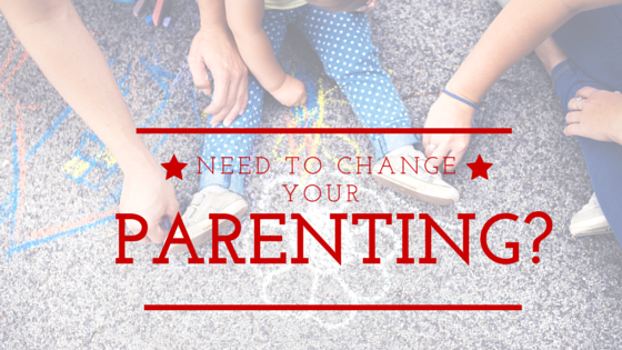 making changes to parenting